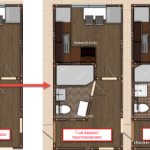 Redevelopment of enlarging the bathroom due to the corridor