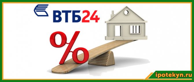 ВТБ24 процент и частный дом